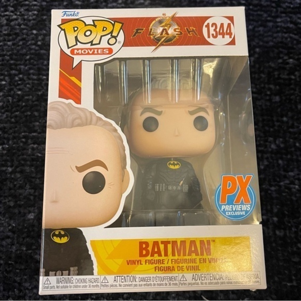 Micheal Keaton as Batman unmasked Funko Pop